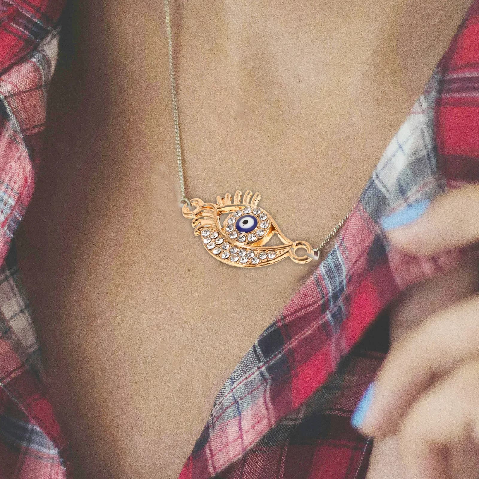 10 Pezzi Ciondoli Mini Occhio di Allah in Lega per Creazione Gioielli, Braccialetti Fatti a Mano, Collane, Accessori Fai da Te, Design Creativo