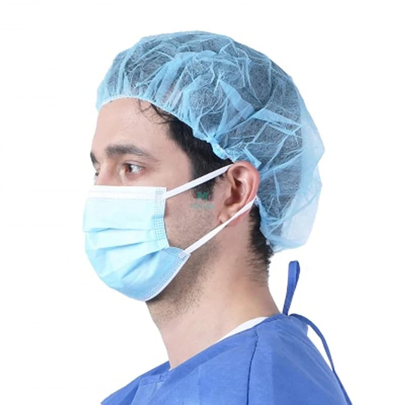 100PCS Disposable Bouffant Net Caps Non-Woven Hair Hats Head Covers Cap Bonnet for SPA Food Service Beauty Cooking Nurses Tattoo