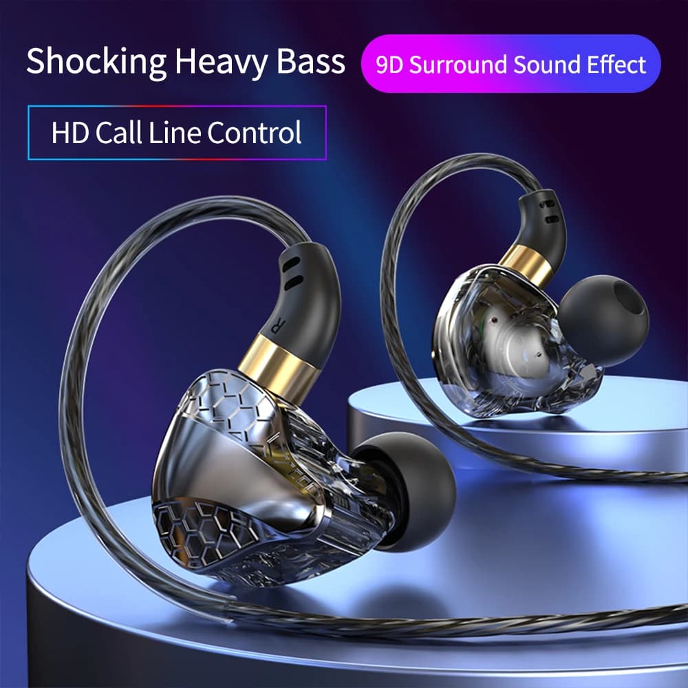 1pc cuffie da gioco auricolari cablati cavo da 3,5 mm cuffie vivavoce bassi stereo sport auricolari tipo C per telefono MP3 PC tablet