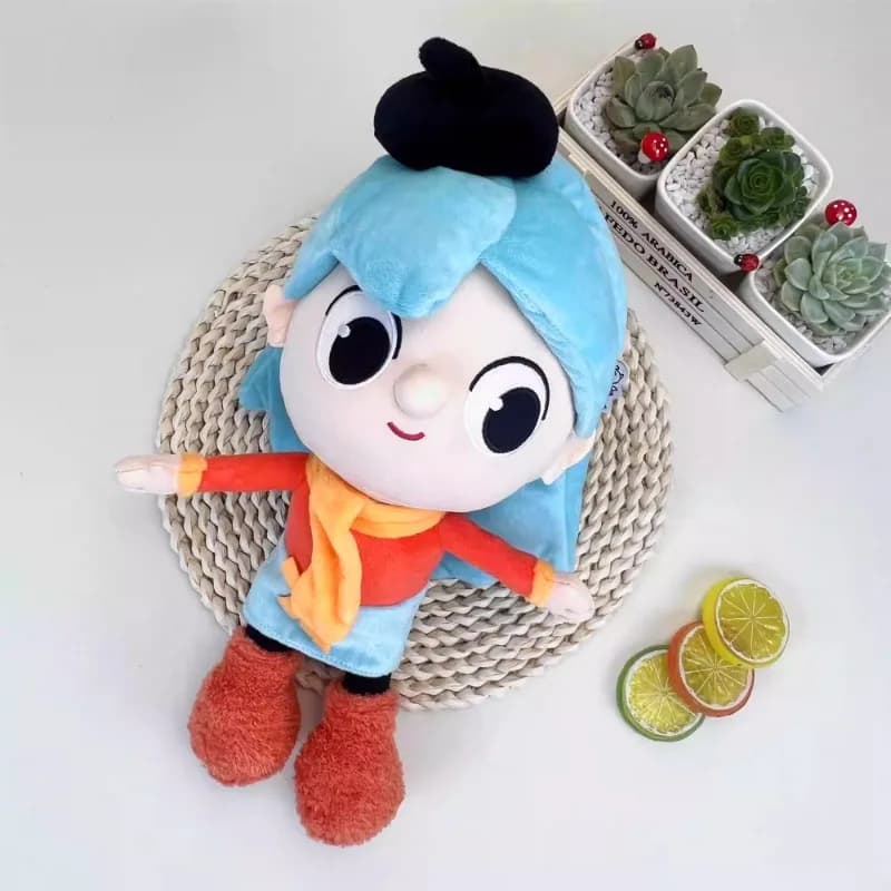 Simpatico cartone animato ‌ Hilda ‌ Peluche per bambini, morbidi giocattoli di peluche, divano, cuscino, decorazioni per la camera da letto, per ragazzi e ragazze, regali di Natale