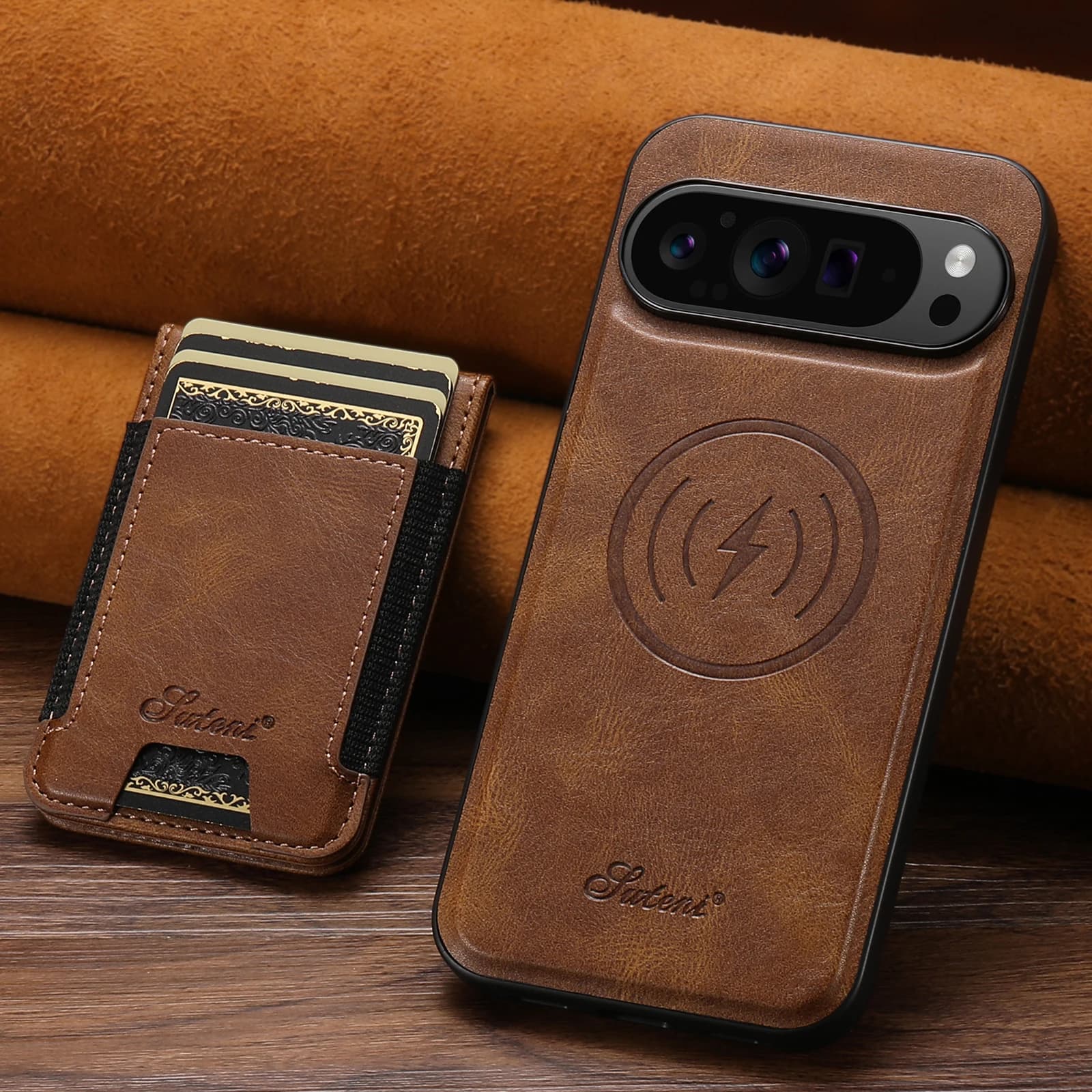Luxury Oil Wax Faux Leather Magnetic Wallet Phone Case for Google Pixel 11 10 9 8 7 6 Pro XL 6A 7A 8A Detachable Card Slot Cover
