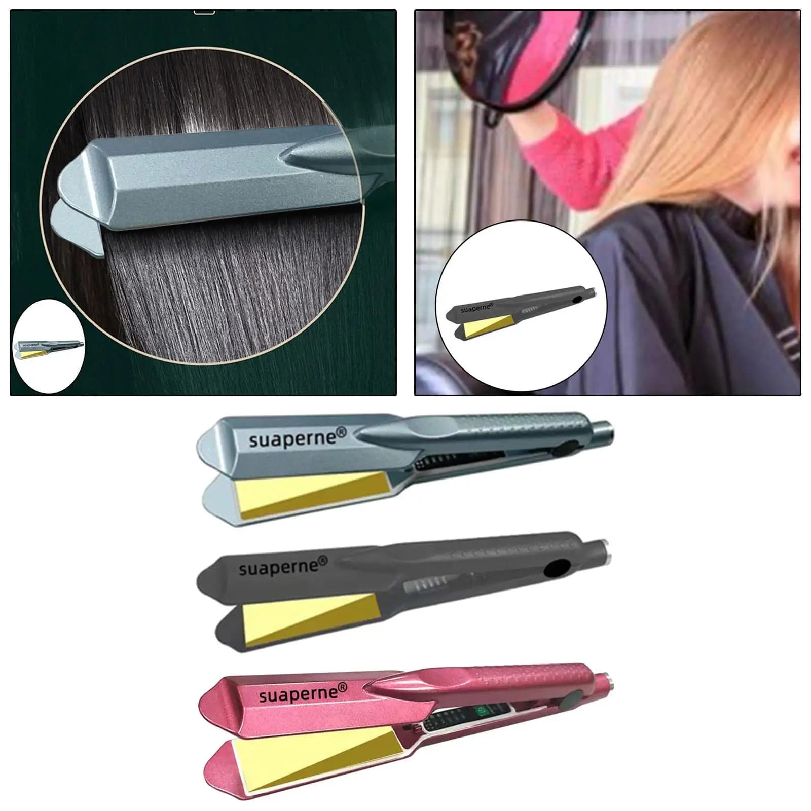 Waterproof curling iron with anti-winding plug - US