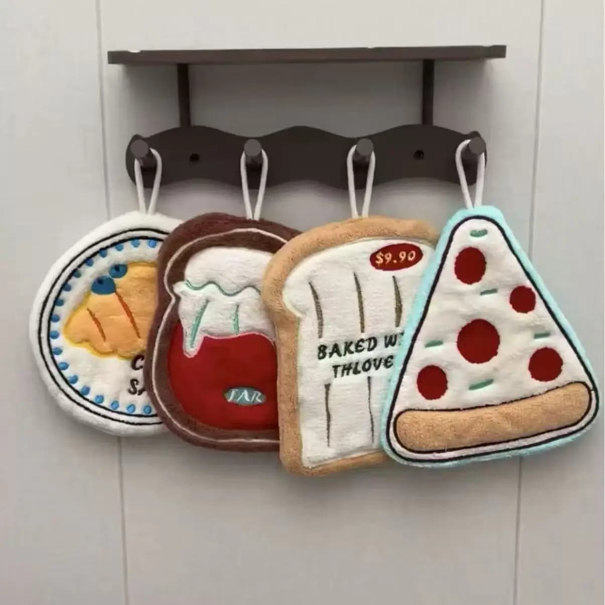 Asciugamano da cucina, asciugamano assorbente da bagno, panno da appendere a parete, fazzoletto ispessito per cucina, panno per la pulizia.