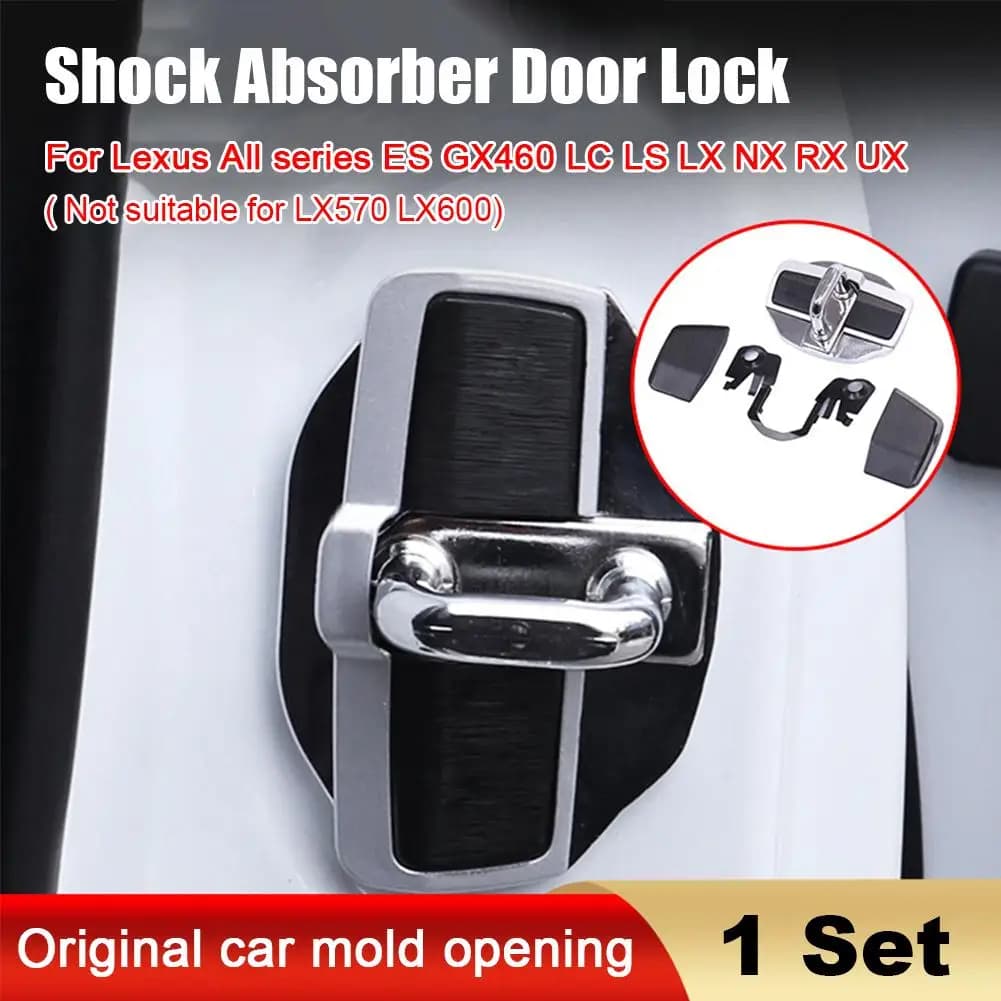 RD Stabilizzatore Porta Serratura Della Porta Protezione Chiusure Tappo di Copertura Per Lexus Tutte Le Serie ES GX460 LC LS LX NX RX UX K1U5