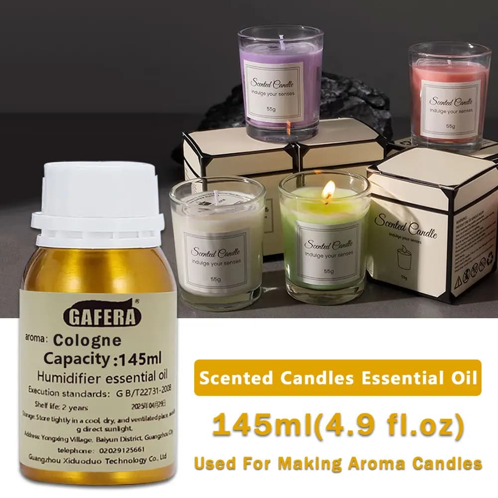 GAFERA 145ml(4.9 fl.oz) English Pear Freesia Essential Oils, For Making Aromatherapy Candles & Making Handmade Soap & Humidifier