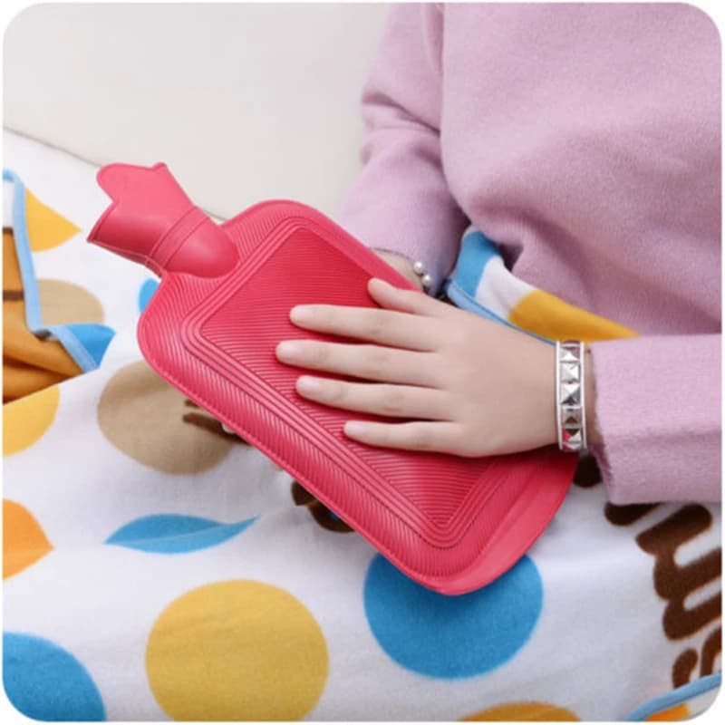 Borsa di gomma per bottiglia d'acqua calda Simpatico cartone animato invernale caldo rilassante sicuro calore freddo grande borsa per acqua calda mani piedi scaldamani tasca per ragazze