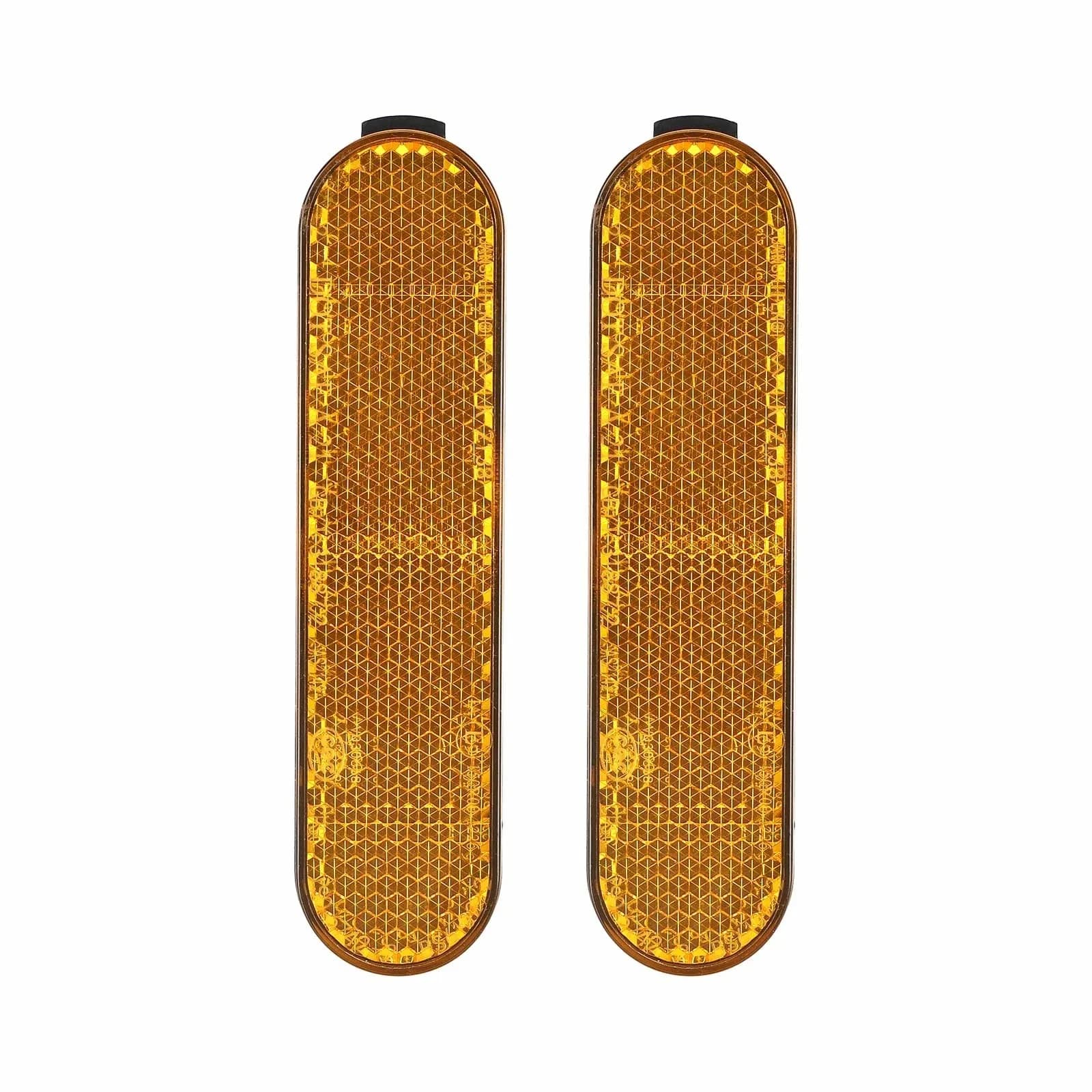 2PCS Giallo Strisce Riflettenti Posteriori Per Xiaomi Mi 5/5 Pro/5 Max Scooter Ruota di Sicurezza Nastro di Avvertimento Bici Accessori Riflettenti