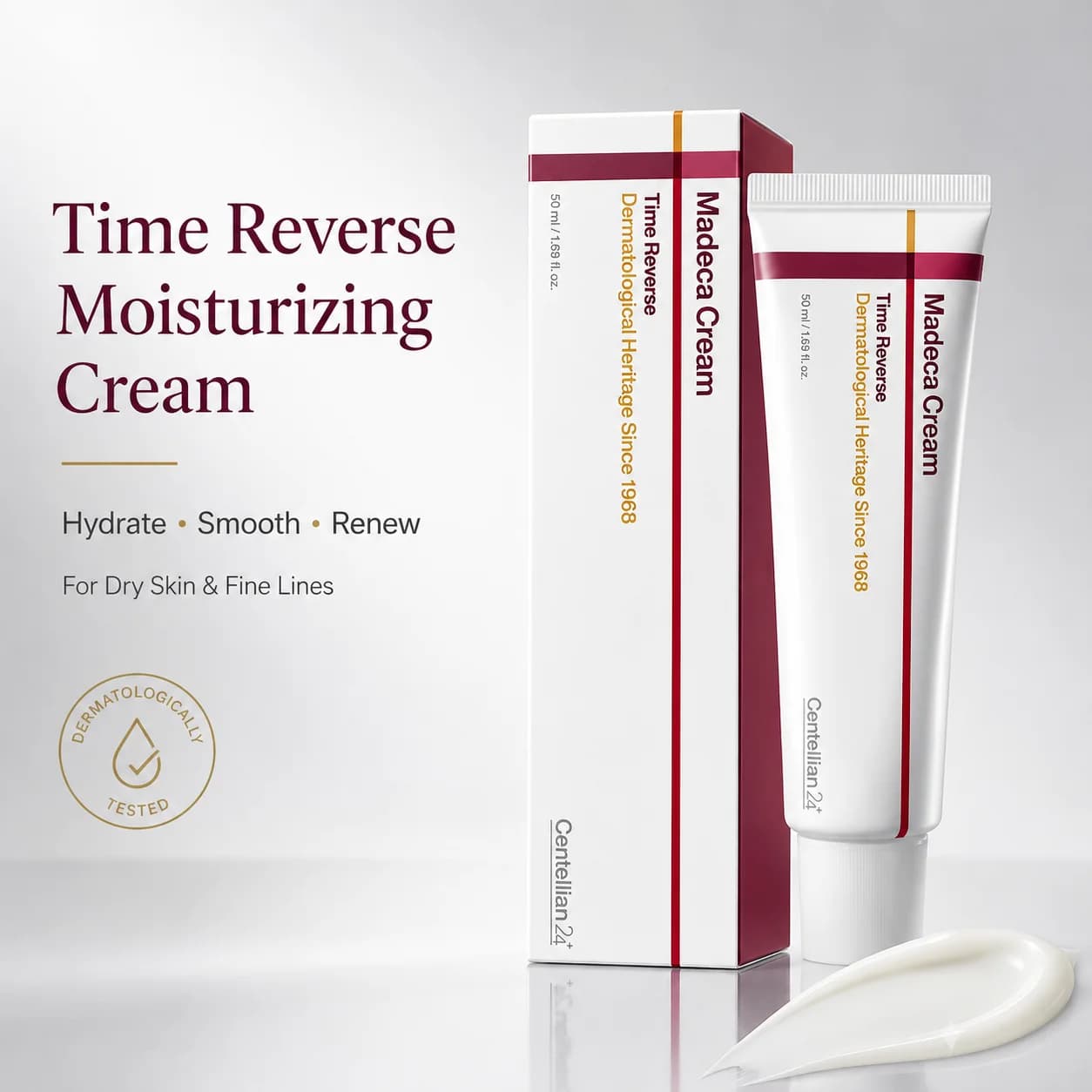 Time Reverse Facial Cream Collagen Formula Hyaluronic Acid Moisturizer Nourishing Non Greasy Fast Absorb Skin Care Product