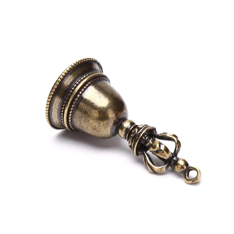 New Brass Handicraft Magic Bell Wind Bell Tibetan Bronze Bell Keychain Pendant