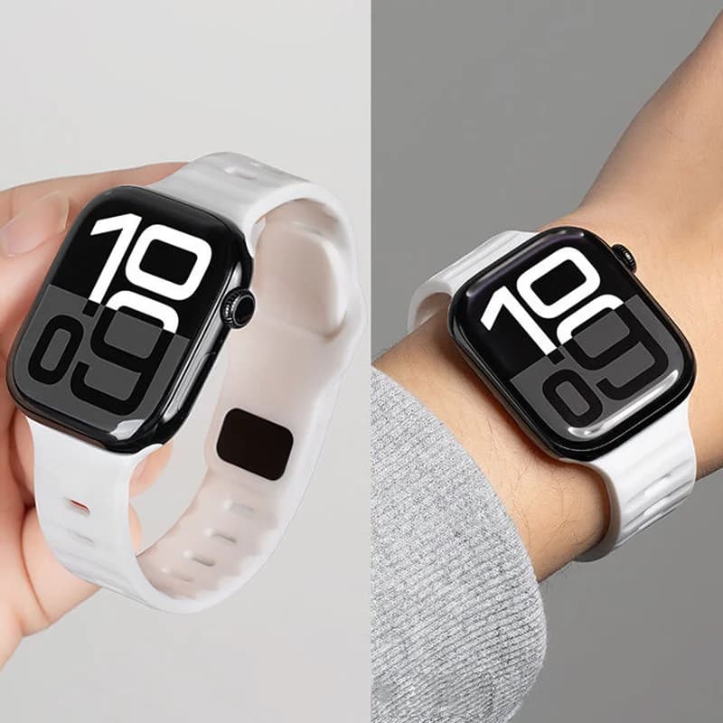 Cinturino sportivo per Apple Watch 10 cinturino 45mm 40mm 44mm 38-42mm 46mm 41mm Ultra 2 49mm braccialetto in silicone iWatch serie 9 8 7 6 SE 5