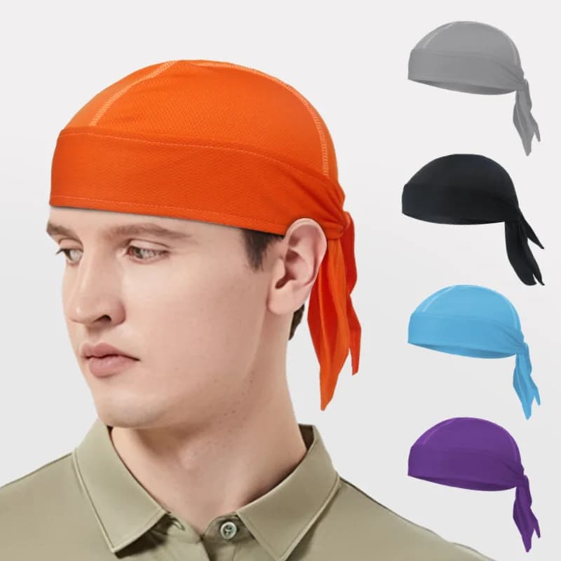 Hair Scarf Short Drying Band Summer Man Running Horse Riding Bandana Scarf Hiking Hijab Running Hat
