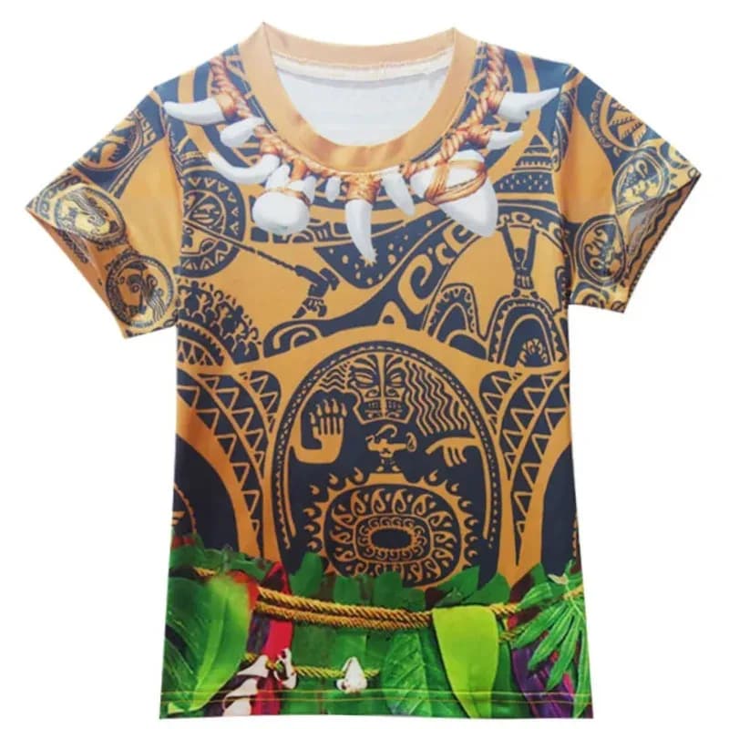 Baby Ocean Boy Children Swimwear Short sleeve Cosplay Maui Shirt Shorts Trousers Swimwear Swimwear Costumes Swimwear x;4'b,5;y,8