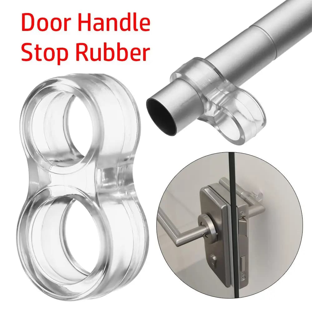 Protezioni Trasparenti per Porte da Cucina, Anelli Antiurto in PVC, Protezione per Pareti, Fermaporta, Paracolpi per Maniglie