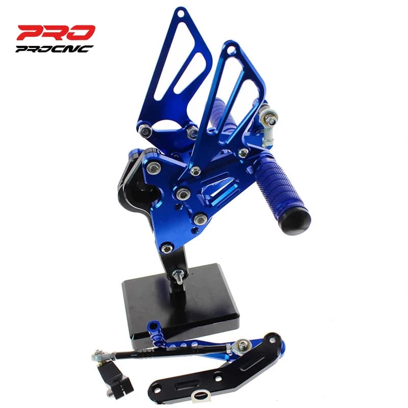 Per YAMAHA MT09 2013-2017 2016 2015 Moto Rearset Poggiapiedi Pedana Set Posteriore In Alluminio Regolabile Poggiapiedi