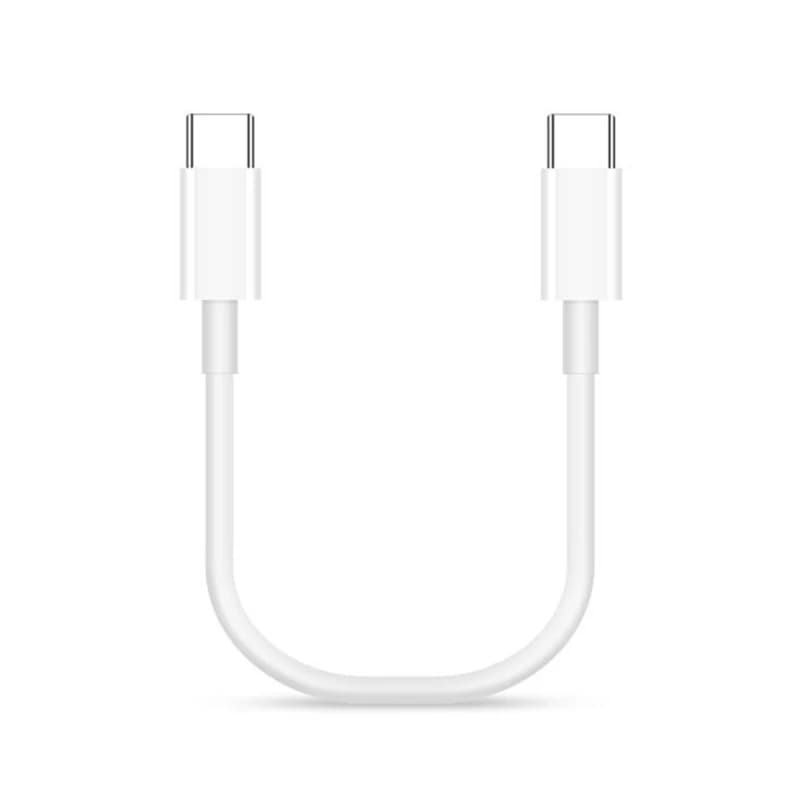 60W 20cm Short Type C Cable USB C to TypeC Fast Data Line For phone 15 Cellphone Tablet Charging