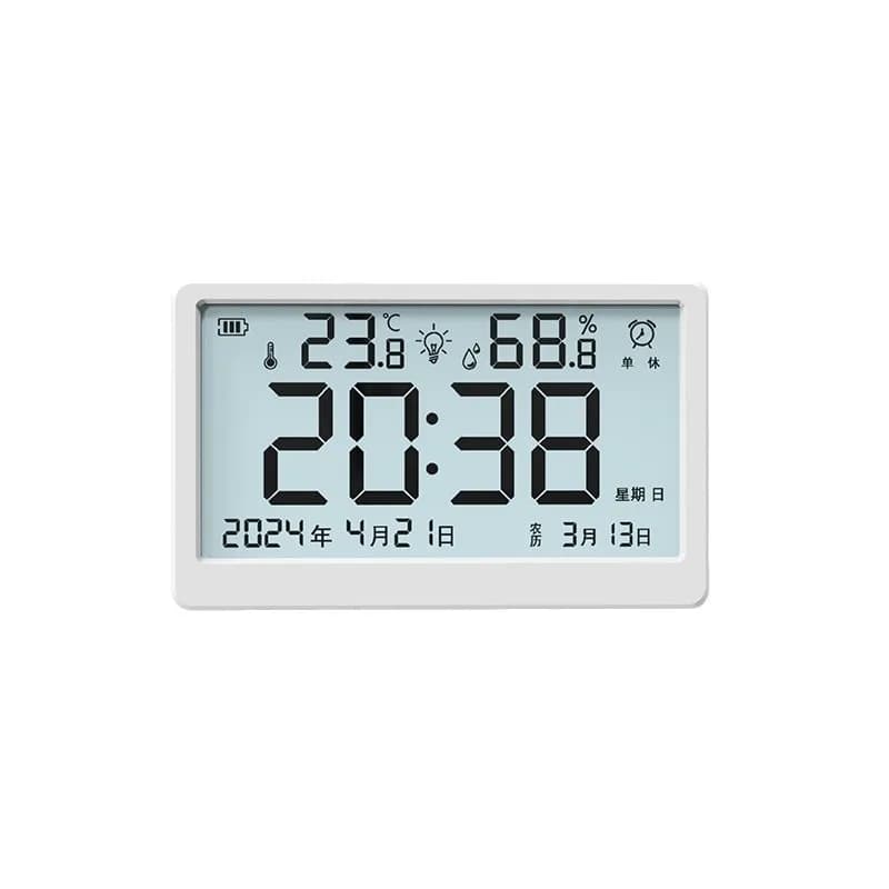 High Precision Indoor Temperature Humidity Meter Digital Monitor Portable Room Gauge for Baby Bedroom Home Daily Use