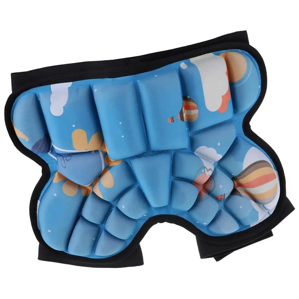 3D Protection Hip EVA Padded Short Pant Concave Convex Cushion Kids Butt Guard for Ice Skating Roller Ski Snowboard