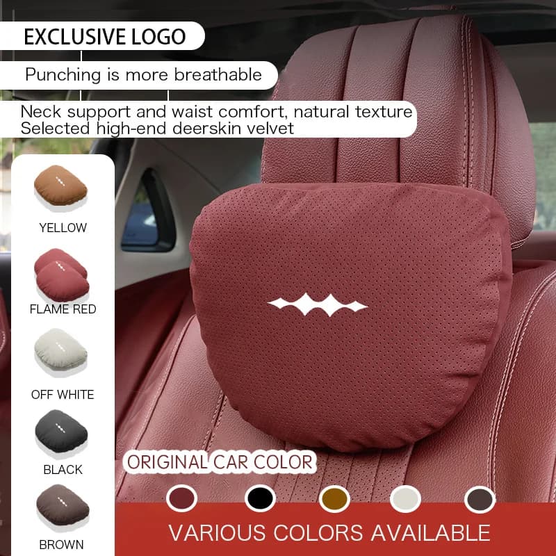Auto Collo Cuscino Sedile Poggiatesta Lombare Colonna Vertebrale Protectio Per Byd Fangchengbao Leopardo 5 Griglia Adesivo Paraurti Accessori Portachiavi