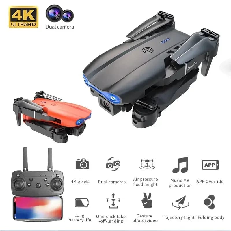 BBSHD Elicottero Pieghevole WIFI FPV Altezza Tenere Regalo Giocattolo 2024 E99Pro RC Drone 4K Professinal Con Telecamera HD Grandangolare 1080P