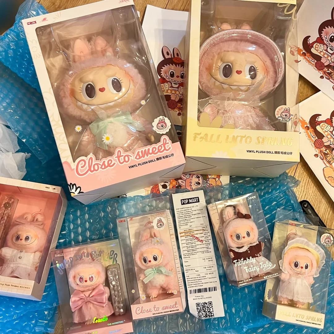 Autentico POP MART MOKOKO AALL INTO PRIMAVERA FINO A DORMIO Salto INTO ESTATE FALL INTO MAGLIE TWINKLY FAIRY TALE Collezione regalo