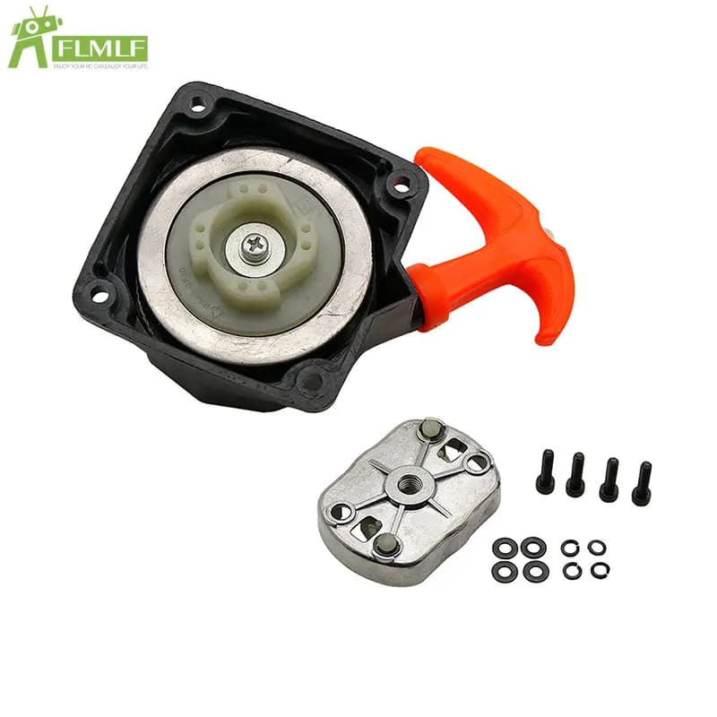 Motore 45cc Super Facile da Avviare Pull Starter per 1/5 HPI ROFUN BAHA ROVAN KM BAJA Losi 5ive T FG GoPed RedCat Rc Auto Giocattoli Parti