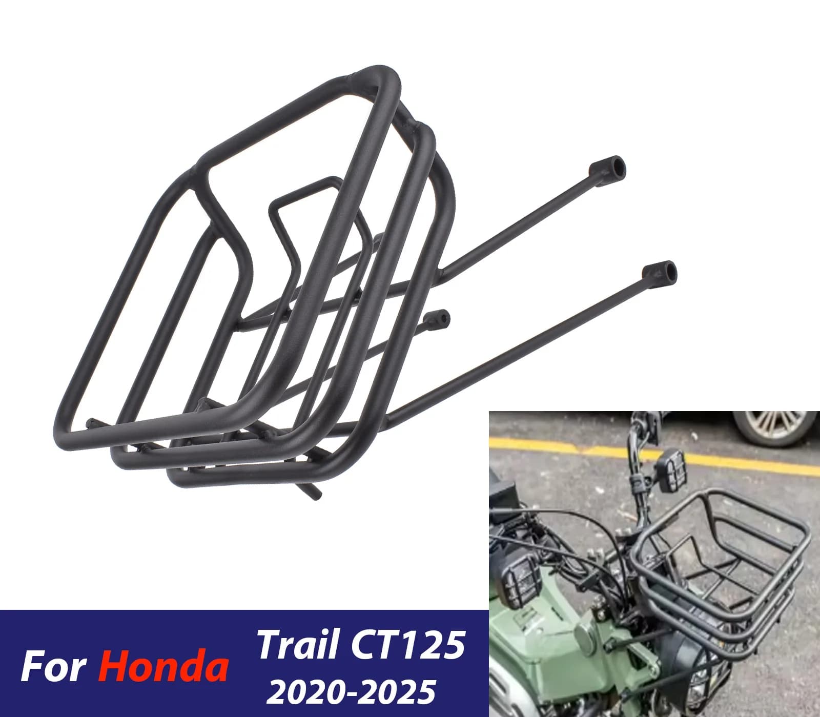 CT125 Portapacchi Anteriore Per Honda Trail Huntercub 125 2020-2025 Moto Supporto Cestino Supporto Staffa di Supporto Accessori