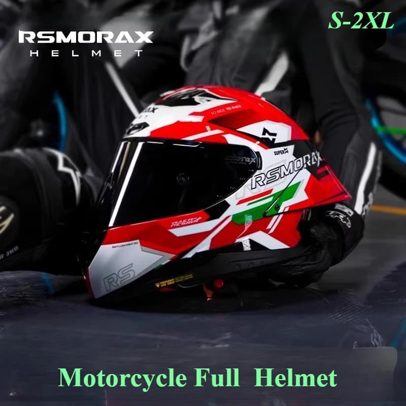 Casco moto RSMORAX R50Spro Casco moto integrale per uomo e donna Attrezzatura moto