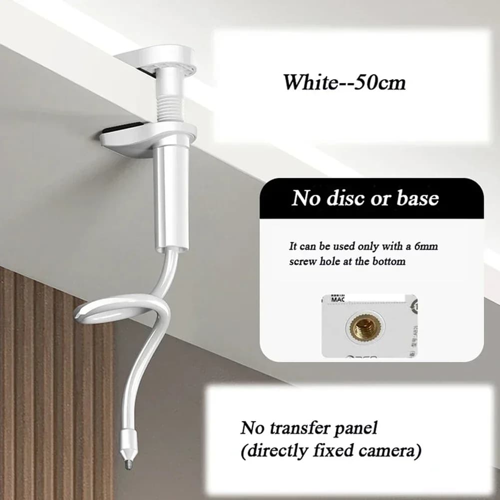 Galvanized Cabinet Punch Free Security Camera Clip Holder Black Ceiling Package Content Change Constantly Upgraded