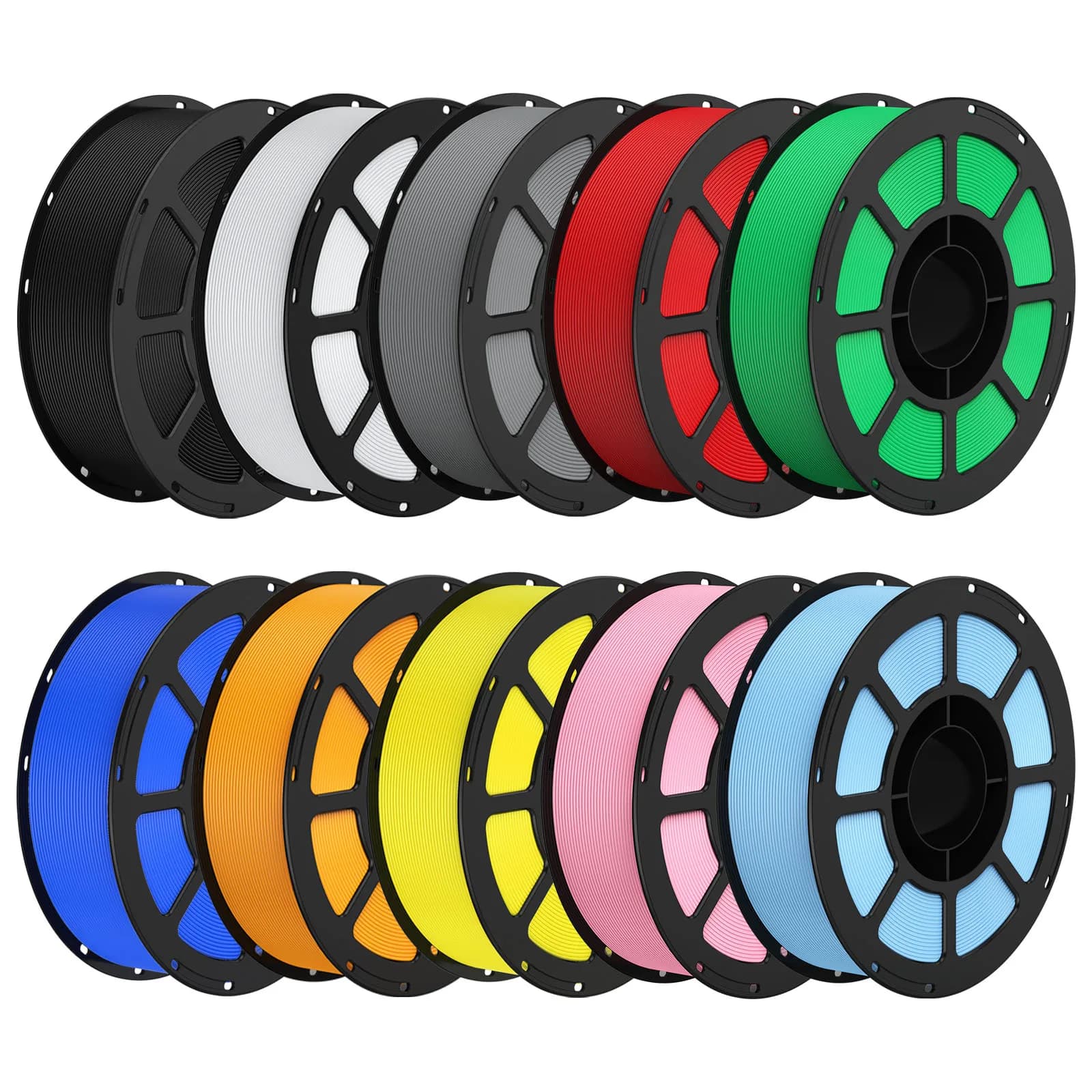 KELEIDI PLA Basic Filament 1.75mm, 3D Printer Filament High Speed PLA for Fast Printing, 1KG Spool (2.2 LBS) Accuracy +/- 0.02 mm, Fit Most FDM Printers
