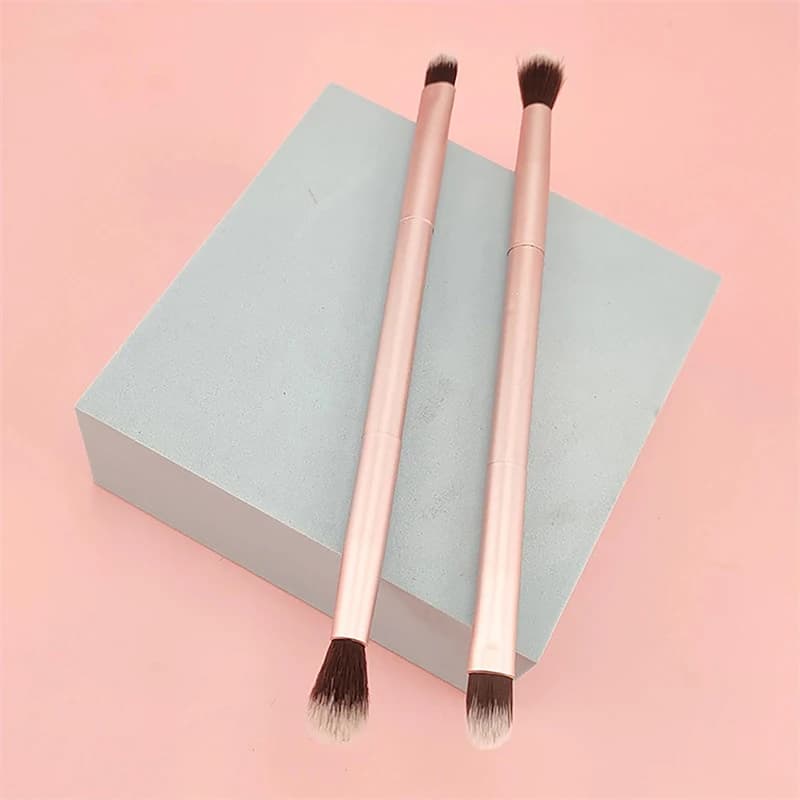 Nuovo Pennello per Trucco Occhi, Sopracciglia, Naso, Correttore, Eyeliner, Pennello Singolo e Doppio