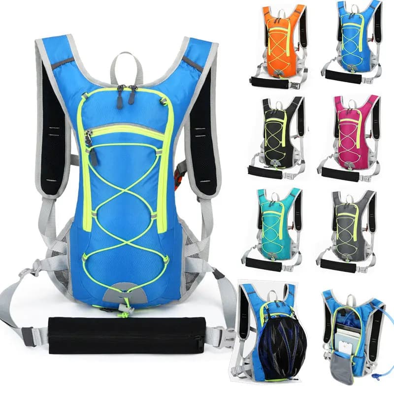 2 L Bike Moisturizing Bag Light Bicycle Backpack Bicycle Helmet Mesh Housing Portable Waterproof Outdoor Sports Backpack AVA196
