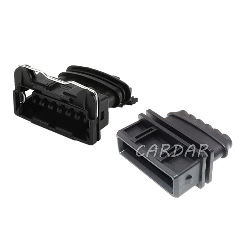 1 Set 6 Pin Serie 3.5 Connettore impermeabile per auto Assemblaggio AC Presa per cablaggio automatico Custodia in plastica Spina sigillata 282767 -2