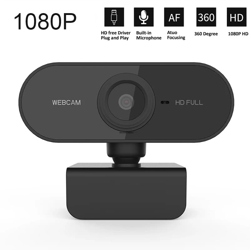 Mini webcam HD 1080P Microphone USB Interface Support laptop desktop laptop Video call conference suitable