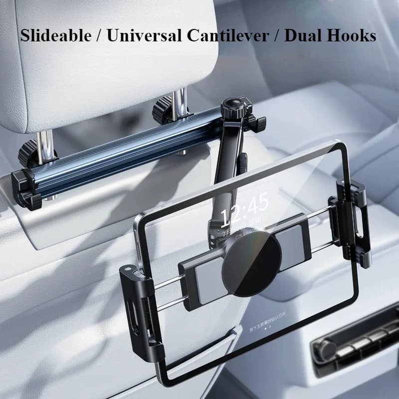 New Telescopic Car Phone Holder Tablet Seat Back Stand Headrest Adjustable Magneitc Car Tablet Bracket for 5.6-11.8“Device