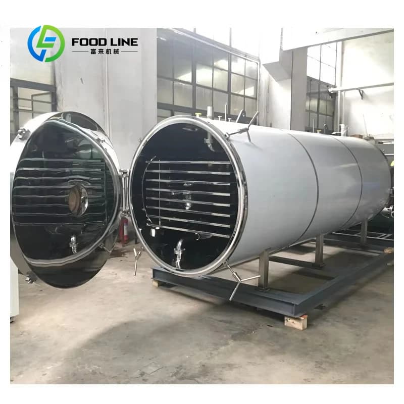 Customized size Food drying equipment, dried fruit preservation, vacuum freeze dryer