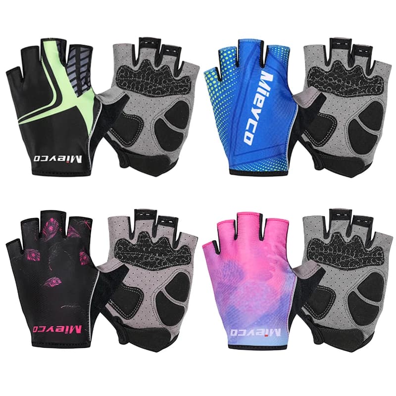 2026 NEW Mieyco Fingerless Gloves Men Women MTB Motorcycle Cycling Gym Camping Outdoor Sports Riding Bicycle Accessories