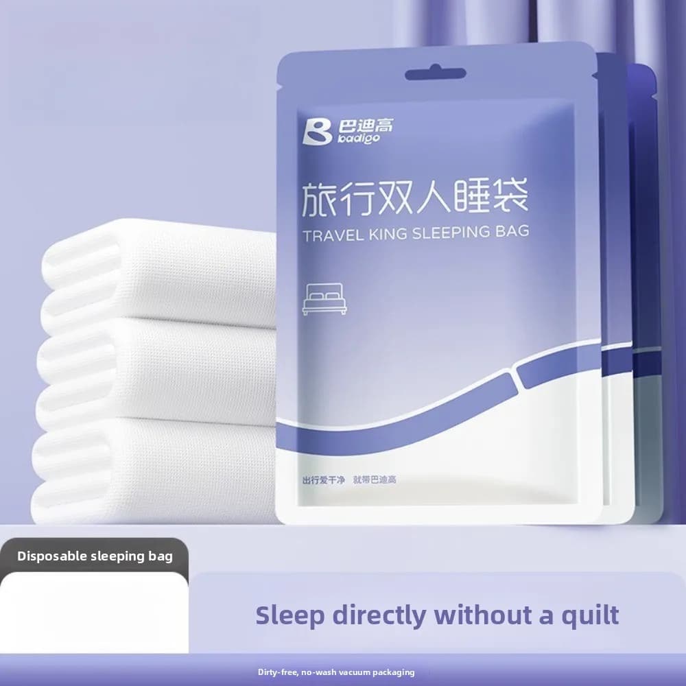 Disposable disposable adult travel bag single and double dirt-resistant portable bed cover Federa for all-in-one hotel