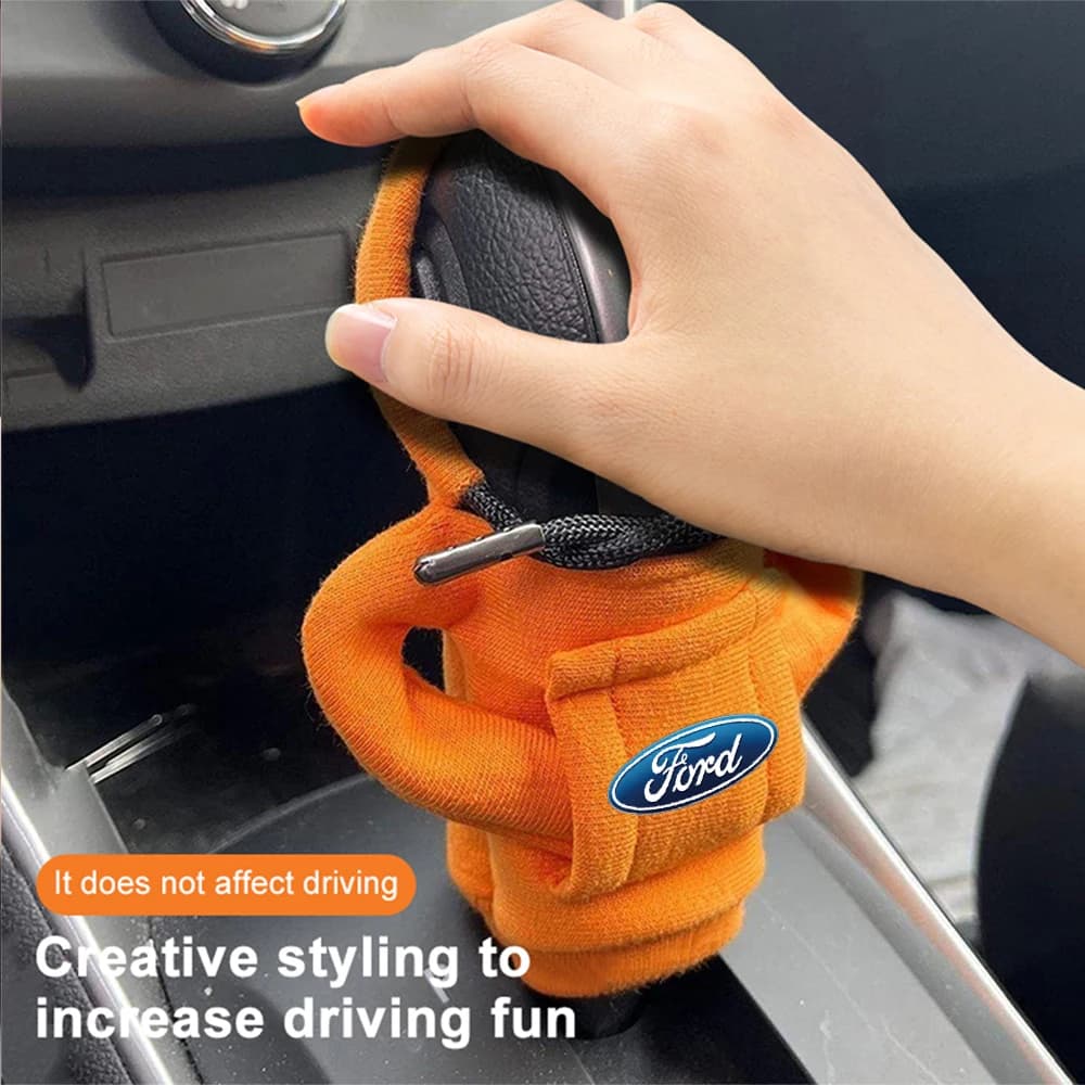 Gear Shift Hoodie Cover Manual Car Shift Lever Decoration Case For Fiesta Focus Kuga Mondeo Puma Ranger Mk4 Explorer Fusion MK3