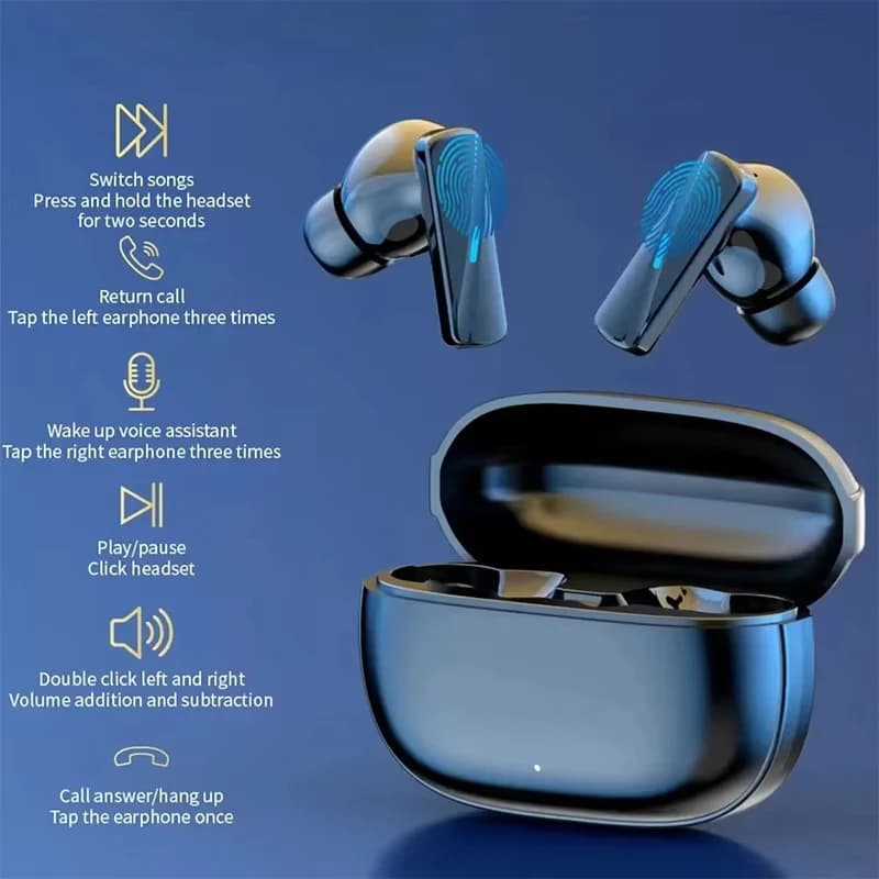 mate50 True Wireless Earphone Noise Cancelling Update Bluetooth 5.3 Headset HD Music Headphone In-Ear Handsfree With Mic