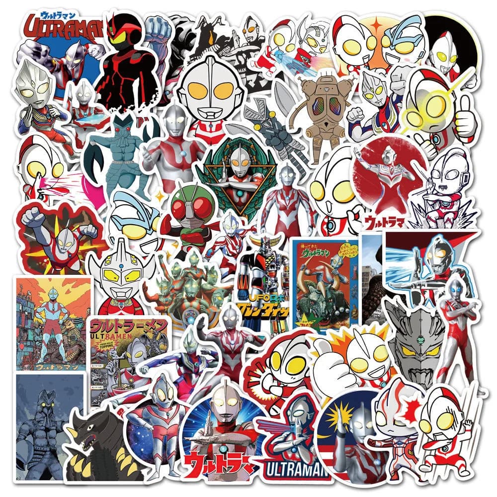 10/30/50pcs Ultraman Kamen Rider Wall decal FAI Souls FROM TE Notebook Skateboard Helmet Waterproof Hair Brake Sticker toy gift