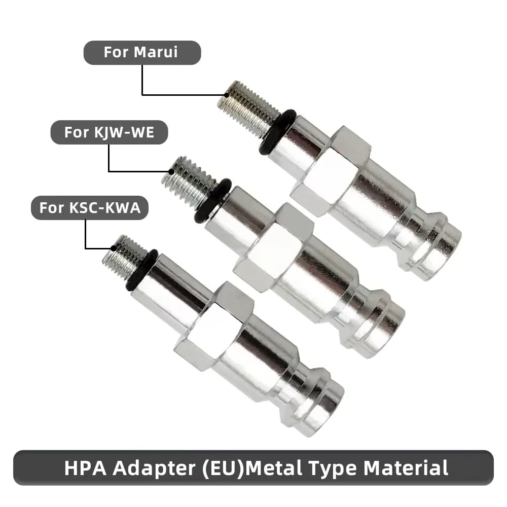 Valvola adattatore per rubinetti per caricatore EU HPA adatta per KSC/KWA,KJW/WE,Marui