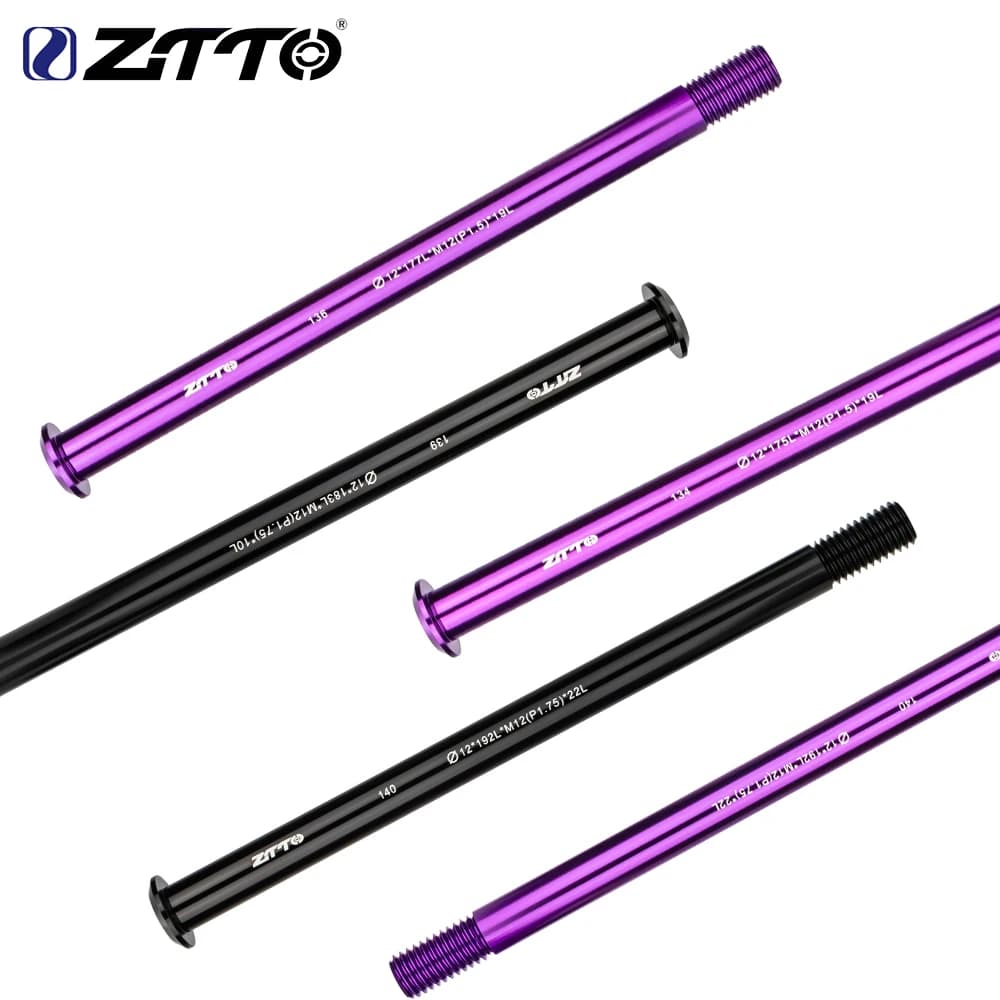 Perno passante ZTTO per bicicletta 12x142 12x148mm, per mozzo posteriore MTB e bici da strada, perno QR 12mm, perno passante P1.5 P1.75