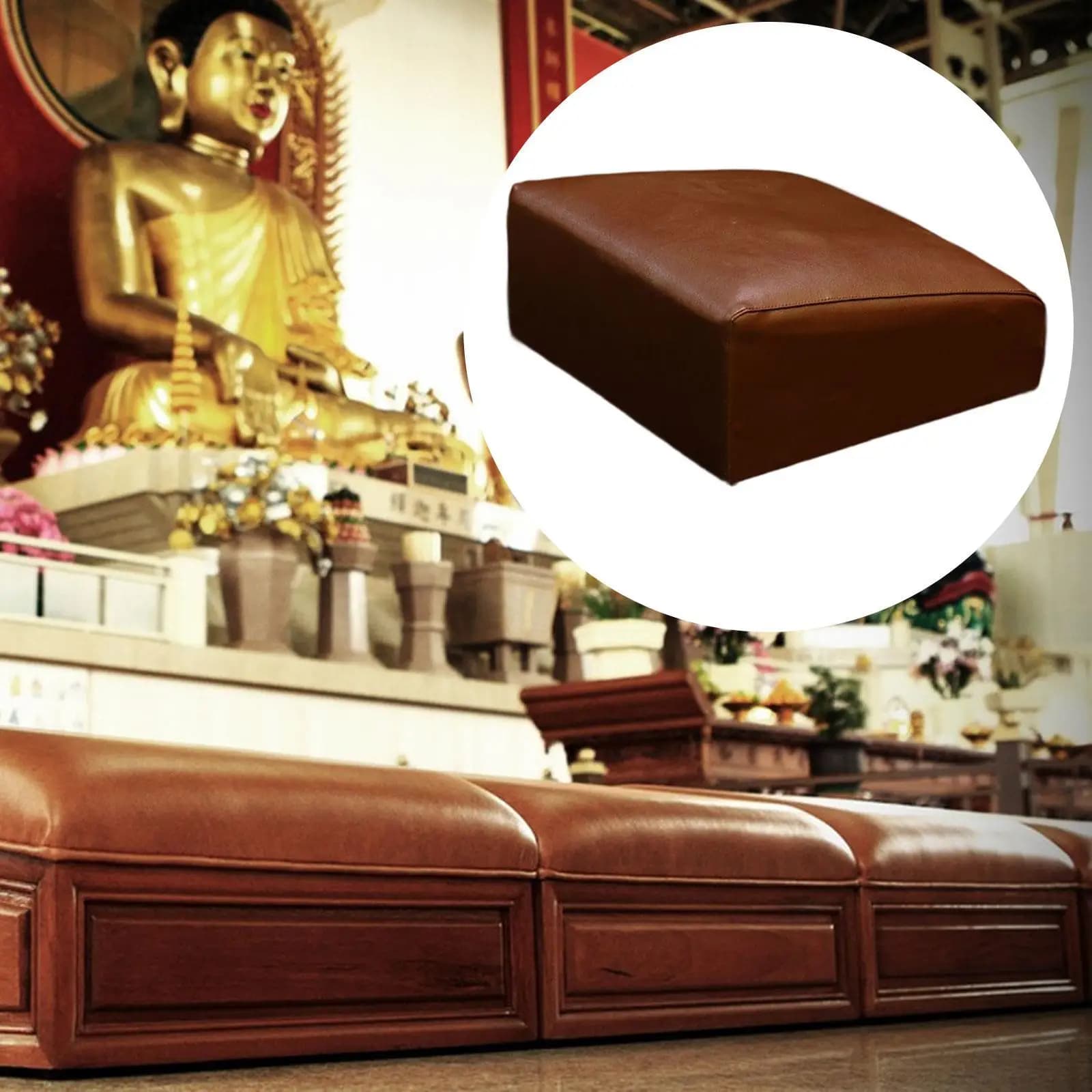 Meditation Cushion Comfortable Floor Pillow for Home Bedroom Tea Ceremony