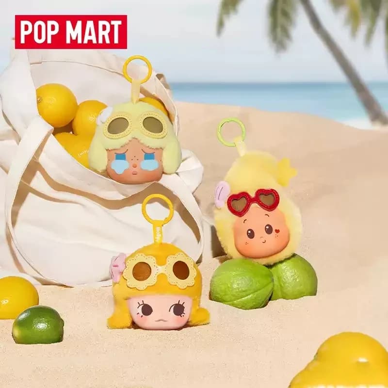 POPMART POP BEAN ISLAND VACATION Series Earphone Case Blind Box Guess Bag Mystery Box Toys Doll Cute Anime Figure Desktop