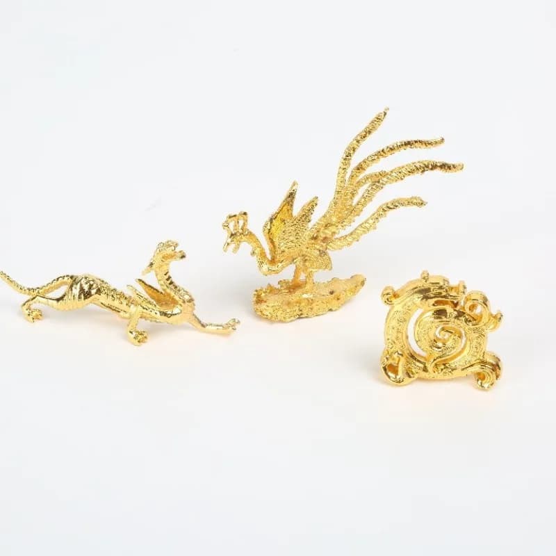 1Pc Metallo Oro Drago Bastone di Incenso Bruciatore Drago Titolare di Incenso Mini Legno di Sandalo Incensiere Home Office Decor (Senza Incenso)