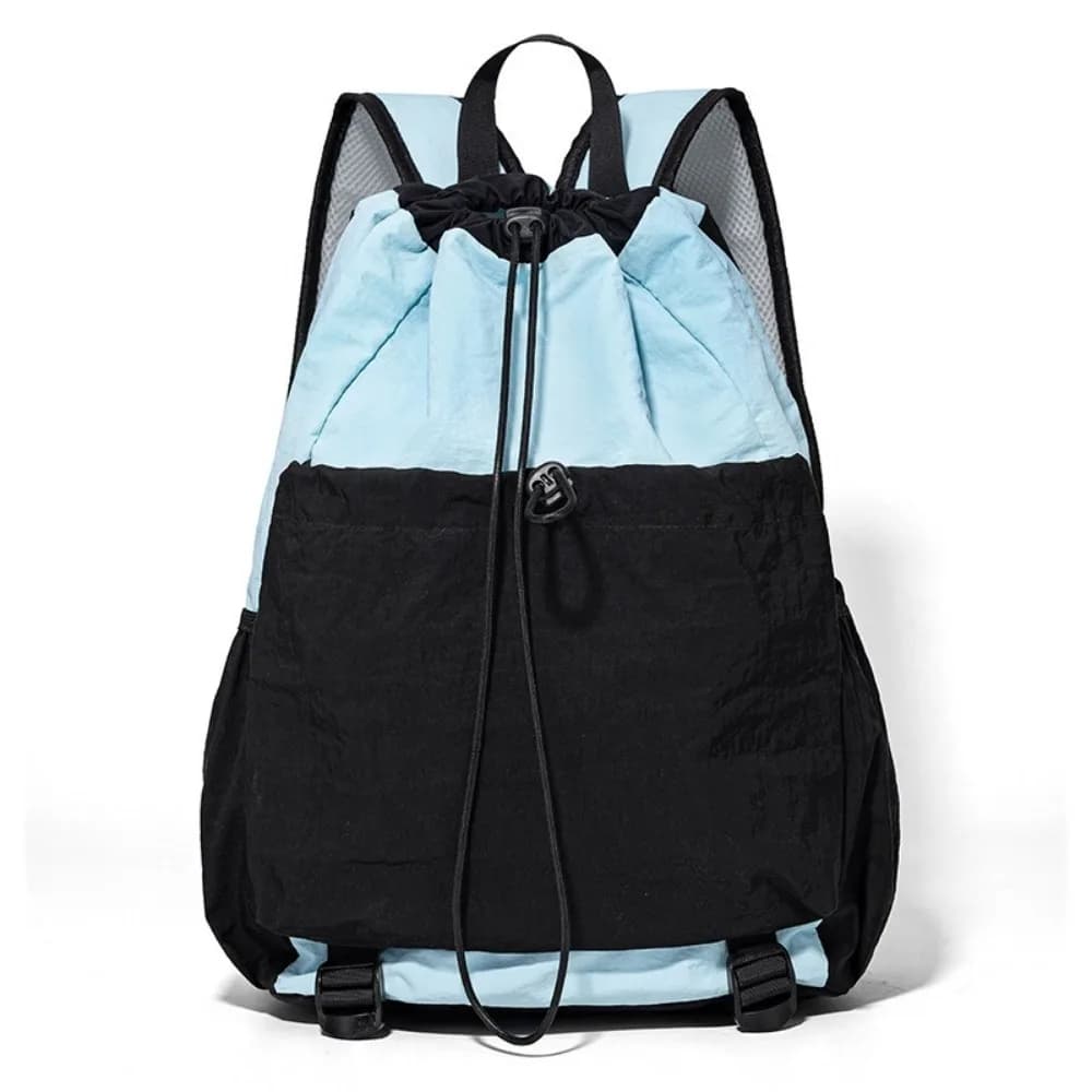 Large Capacity Tennis Racket Backpack Lightweight Waterproof Badminton Sports Bag Casual Adjustable Strap Drawstring Fitness Bag