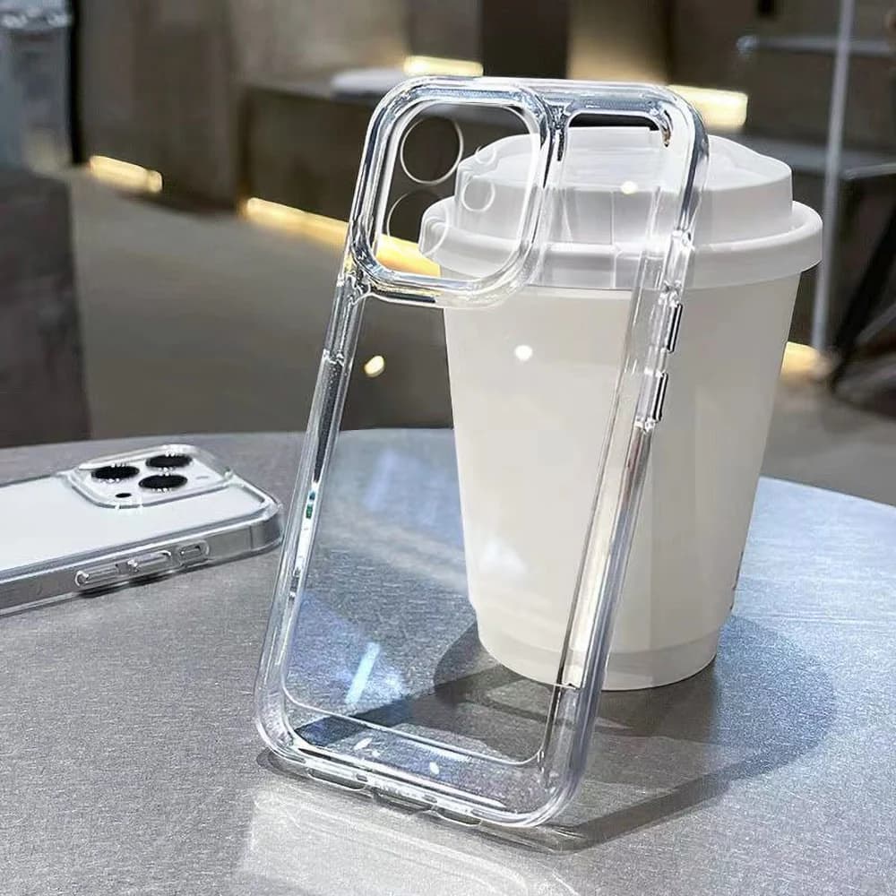 Transparent phone case for iPhone 17 Pro Max 16 13 11 15 14 Plus 12 17 Air 16E 17Promax Silicone shockproof soft case
