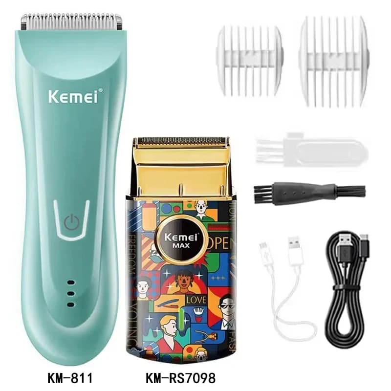Kemei haircuts Km-2296 Km-811 Km-RS7098, Professional Hair Cutting Machine, Wireless Rechargeable Razor