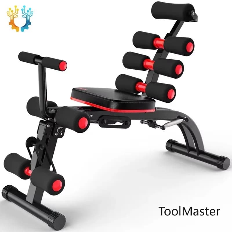 【2026】Panca per Addominali e Allenamento Core con Maniglie e Rullo in Schiuma, Macchina per Fitness