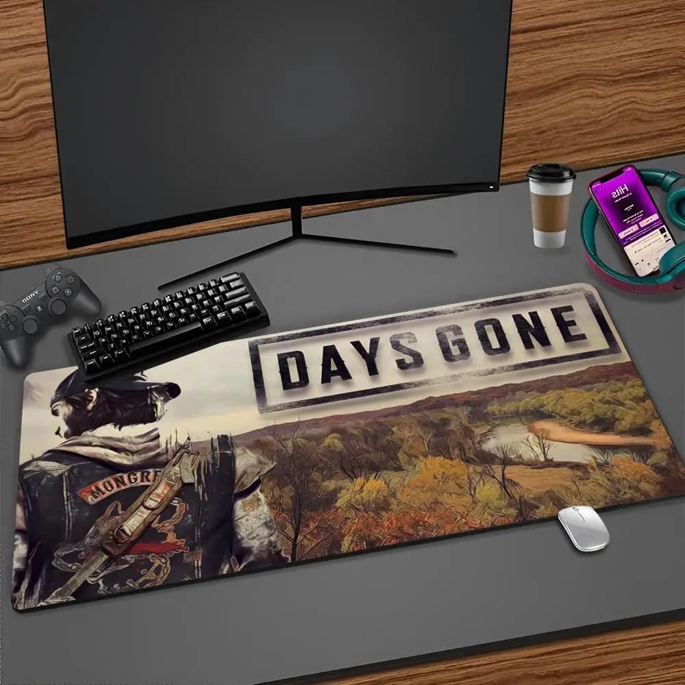 Game D-Days Gone Mouse Pad Cartoon Lockedge Large Gaming Pad Computer Gamer Keyboard Mat Desk Mousepad PC Desk Pad